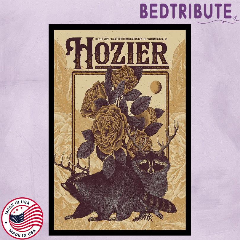 Hozier Canandaigua July 13 2025 Poster