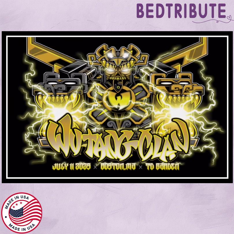 Wu Tang Clan July 11 2025 TD Garden Boston, MA Poster